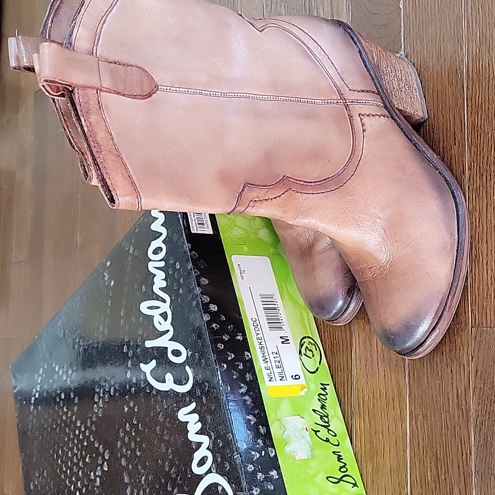 Sam Edelman ankle cowboy boots